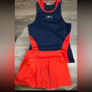 Stella McCartney Navy and Red Tank Top